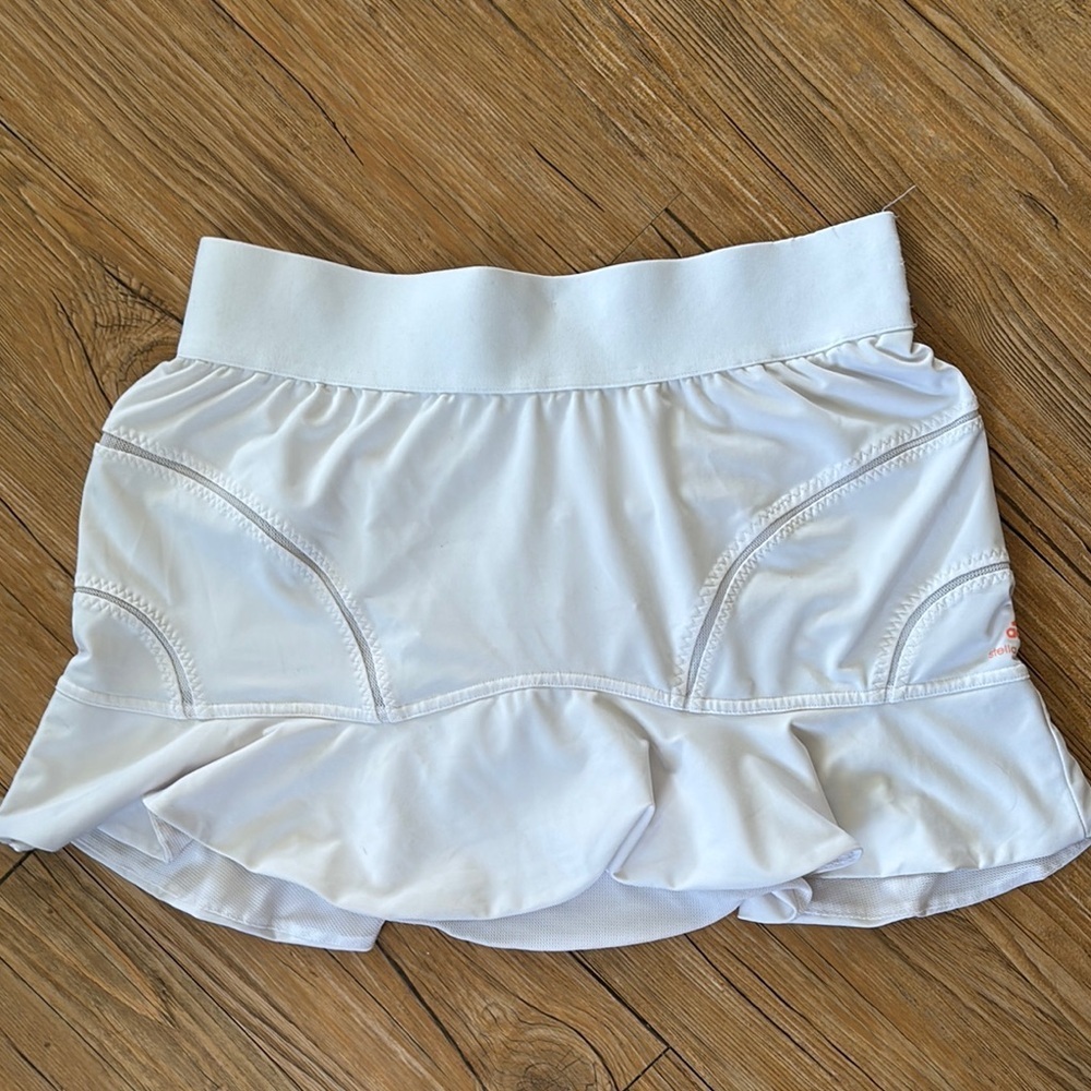 Adidas Stella McCartney Cream Mini Skirt